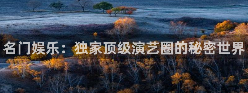 泰达娱乐免费注册：名门娱乐：独家顶级演艺圈的秘密世界