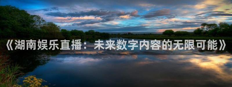 泰达娱乐下载链接：《湖南娱乐直播：未来数字内容的无限可能》