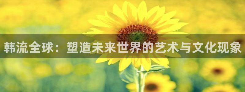 泰达娱乐是正规平台吗：韩流全球：塑造未来世界的艺术与文化现象